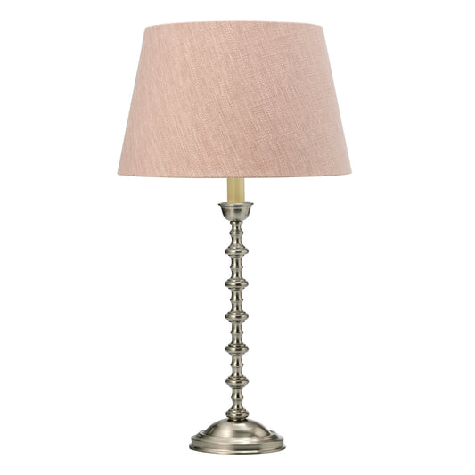 Scarlett Candlestick Table Lamp - Antique Nickel Table Lamp Bloomingdales Lighting Antique Nickel Fine Cream Linen