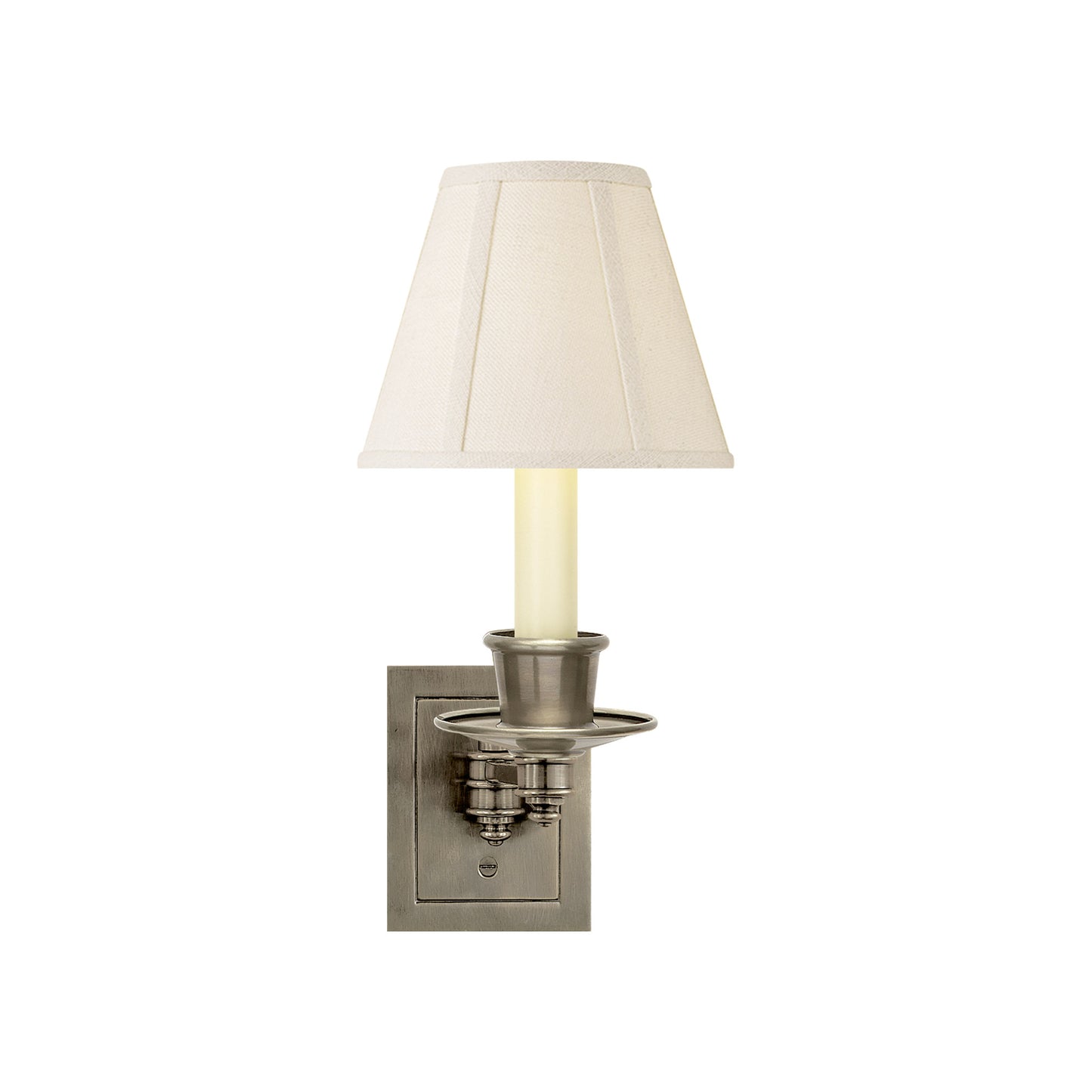 Studio VC Single Swing Arm Wall Sconce - Antique Nickel Wall Light Bloomingdales Lighting   