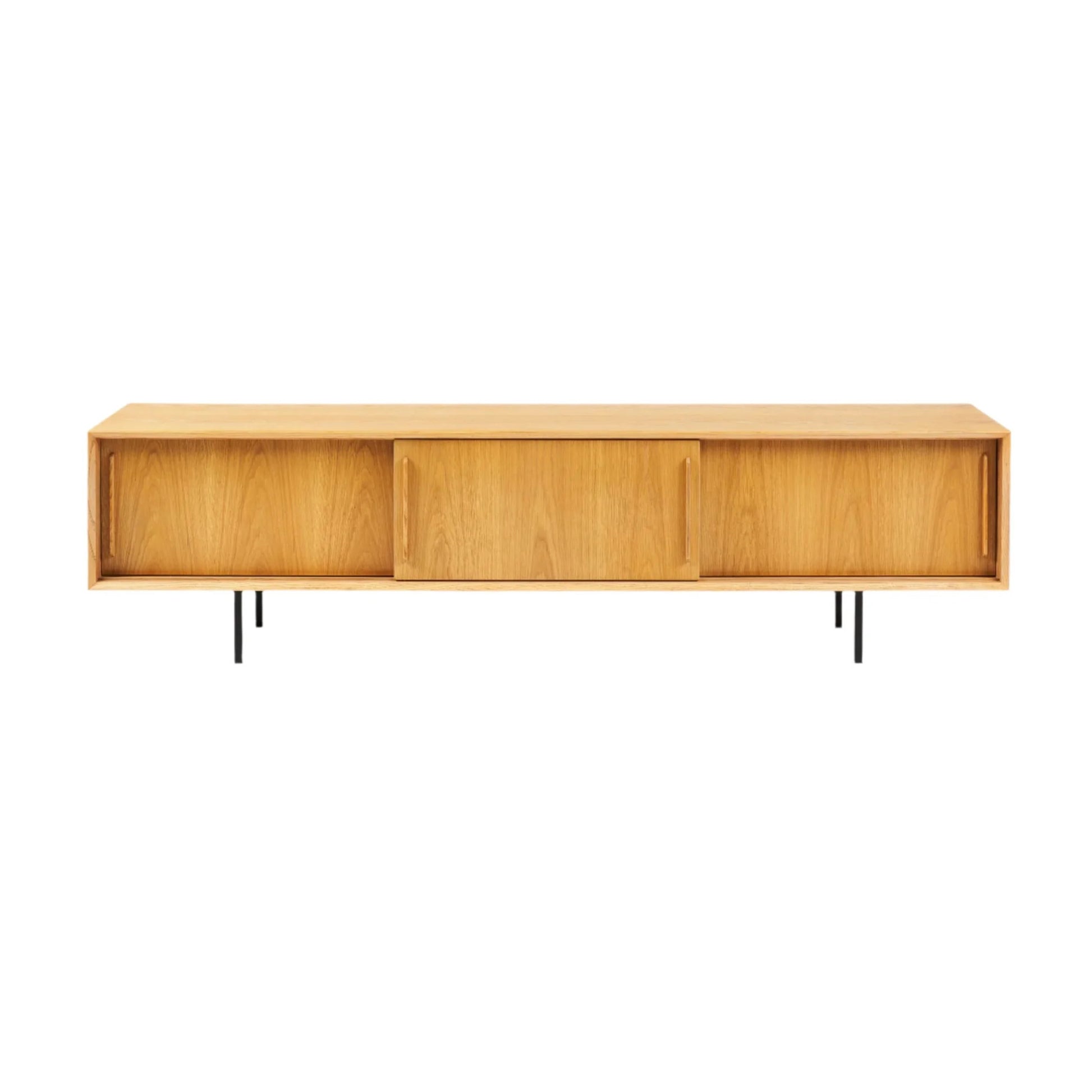 Slater 3 Door Buffet Table - Natural Oak Buffet Table M+Co Living 3 Door