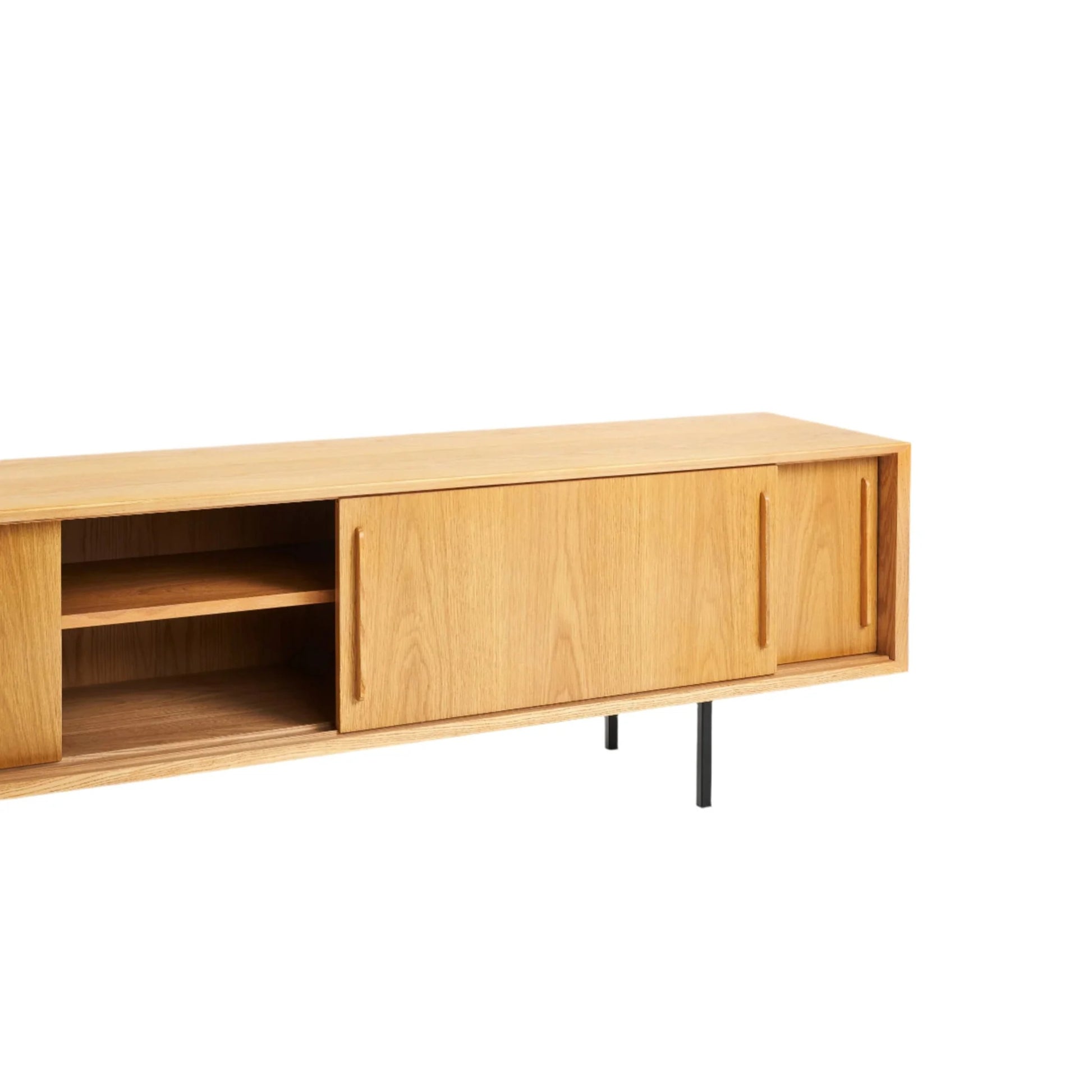 Slater 3 Door Buffet Table - Natural Oak Buffet Table M+Co Living