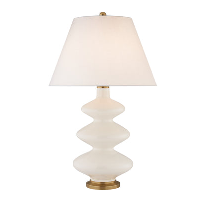 Christopher Spitzmiller Smith Medium Ceramic Table Lamp - Mixed Blue Table Lamp Bloomingdales Lighting Ivory  