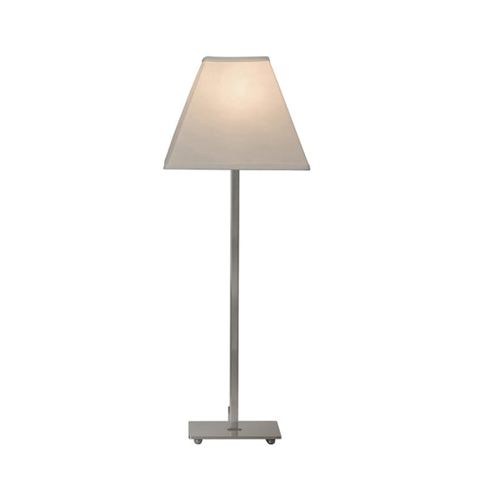 Square Table Lamp - Brushed Nickel Table Lamp Bloomingdales Lighting Fine Cream Linen