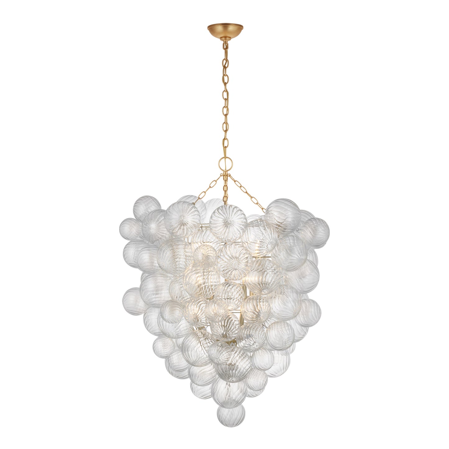 Julie Neill Talia Grande Glass Chandelier - Gild Pendant Light Bloomingdales Lighting Grande  