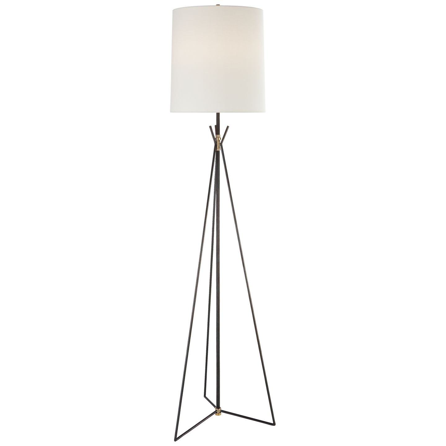 Thomas O'Brien Tavares Large Floor Lamp - Aged Iron Floor Lamp Bloomingdales Lighting   