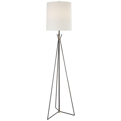 Thomas O'Brien Tavares Large Floor Lamp - Aged Iron Floor Lamp Bloomingdales Lighting   