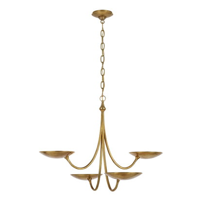 Thomas O'Brien Keira Medium Chandelier - Brass Pendant Light Bloomingdales Lighting Brass M 