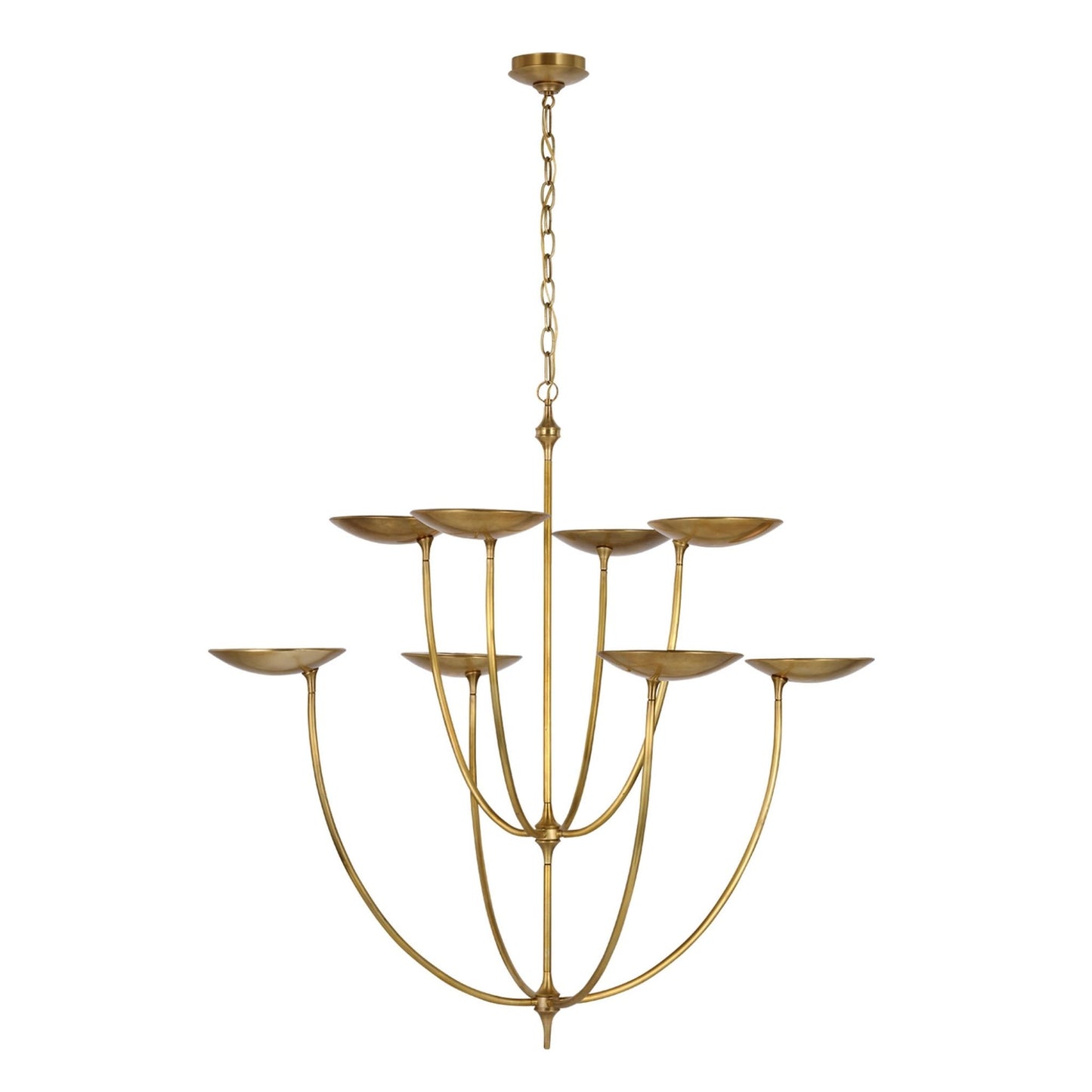 Thomas O'Brien Keira XL Chandelier - Brass Pendant Light Bloomingdales Lighting Brass XL 