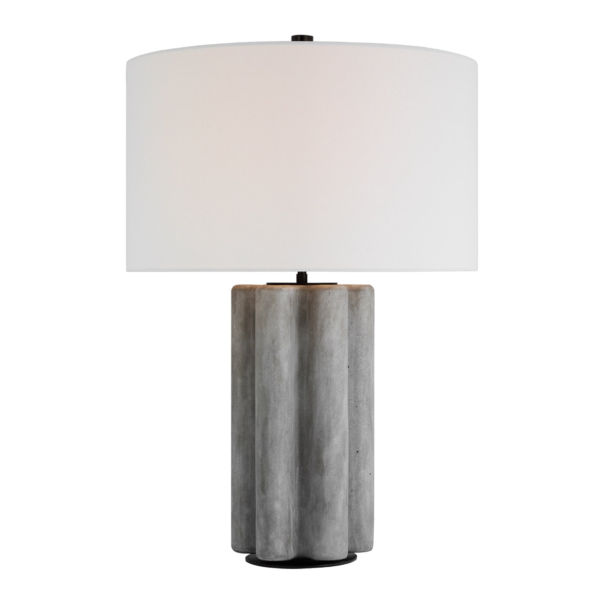 Kelly Wearstler Vellig Medium Linen Table Lamp - Oyster Table Lamp Bloomingdales Lighting Oyster  