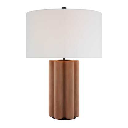 Kelly Wearstler Vellig Medium Linen Table Lamp - Terracotta Table Lamp Bloomingdales Lighting Terracotta  