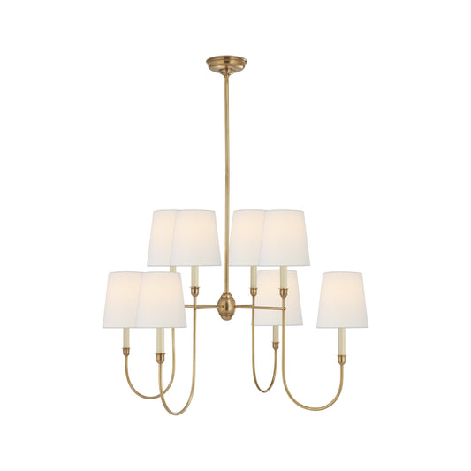 Thomas O'Brien Vendome Large Chandelier - Brass Pendant Light Bloomingdales Lighting Large  