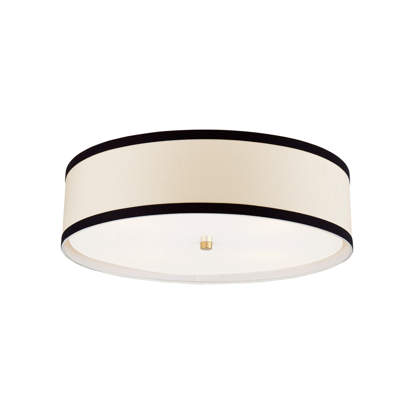 Kate Spade Walker Large Flush Mount Ceiling Light - Black Trim Ceiling Flush Mount Bloomingdales Lighting Black Trim Large