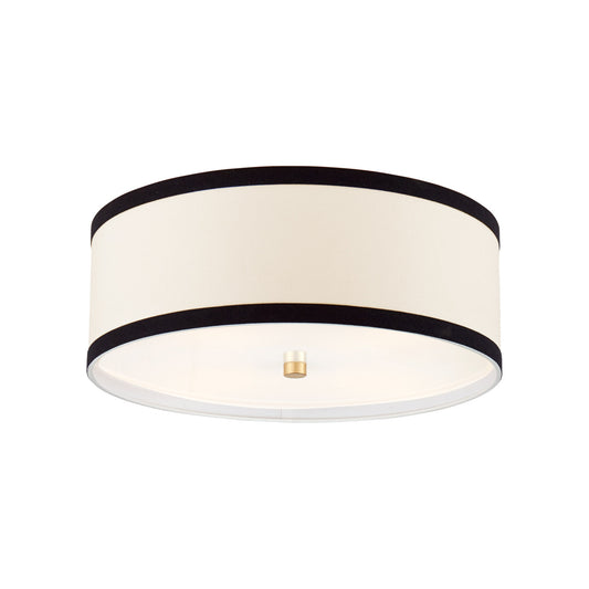 Kate Spade Walker Medium Flush Mount Ceiling Light - Black Trim Ceiling Flush Mount Bloomingdales Lighting Black Trim Medium