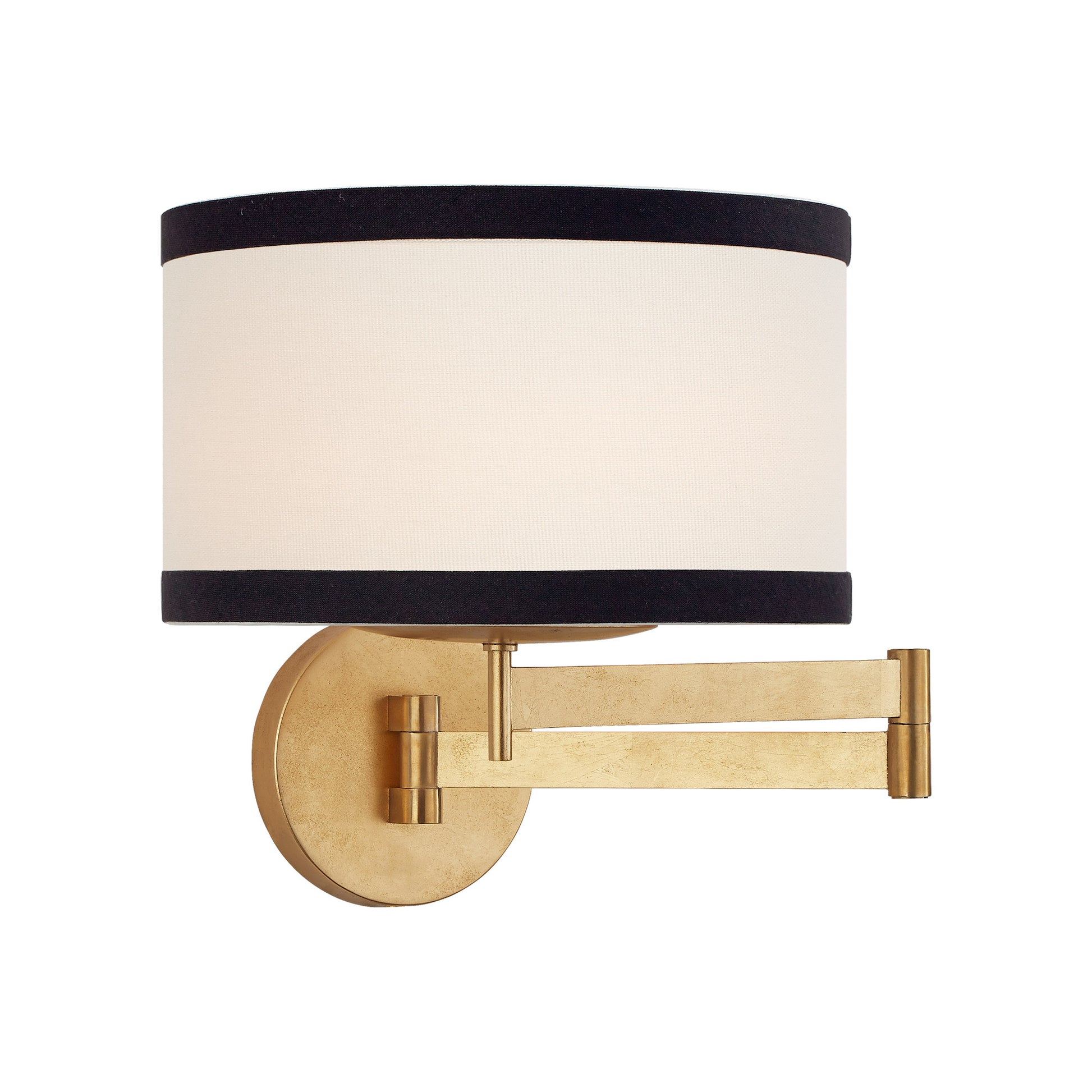 Kate Spade Walker Swing Arm Linen Wall Sconce - Gild Wall Light Bloomingdales Lighting   