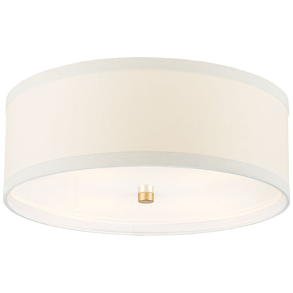 Kate Spade Walker Large Flush Mount Ceiling Light - Black Trim Ceiling Flush Mount Bloomingdales Lighting White Medium