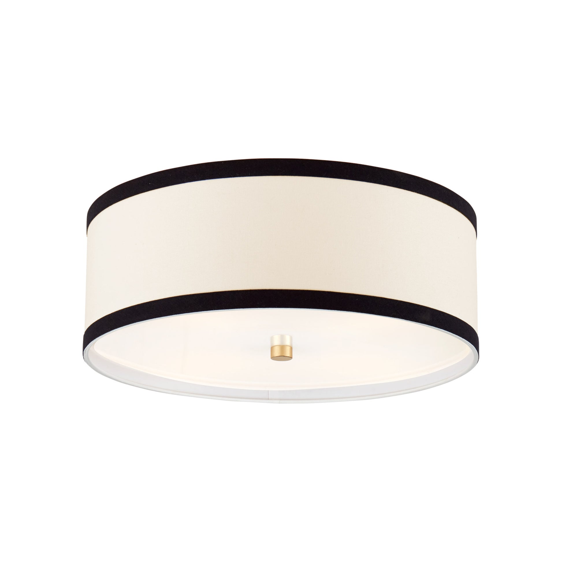 Kate Spade Walker Large Flush Mount Ceiling Light - Black Trim Ceiling Flush Mount Bloomingdales Lighting Black Trim Medium