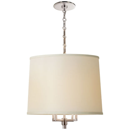 Barbara Barry Westport Large Hanging Shade Pendant Light - Soft Silver Pendant Light Bloomingdales Lighting   