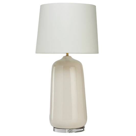 Whitney Silk Shade Table Lamp - Cream Table Lamp Bloomingdales Lighting Snowdrop Silk