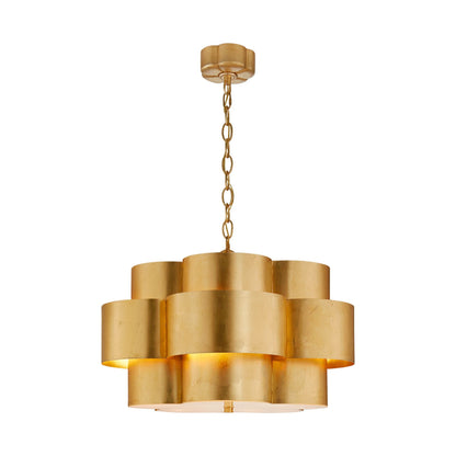 AERIN Arabelle Gold Hanging Shade Pendant Light Pendant Light Bloomingdales Lighting   