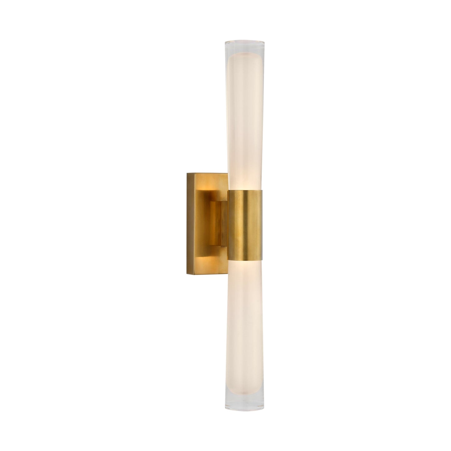 AERIN Brenta Horizontal Glass Wall Sconce - Brass Wall Light Bloomingdales Lighting   