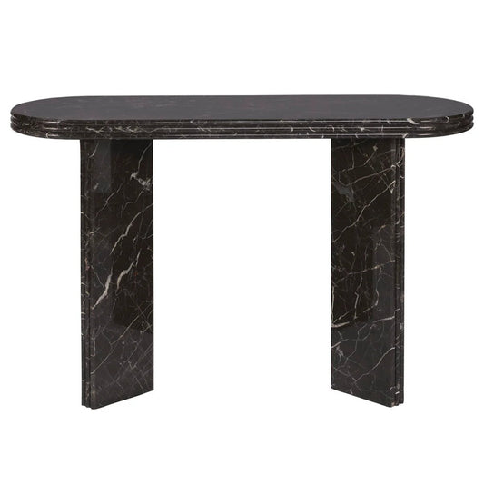 Andre Marble Console Table - Black Console Table Cafe Lighting & Living   