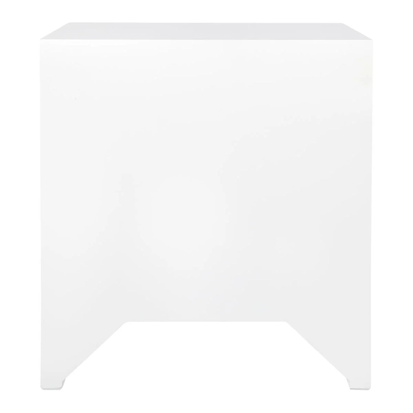 Ariana Large Two Drawer Bedside Table - White Bedside Table Cafe Lighting & Living   