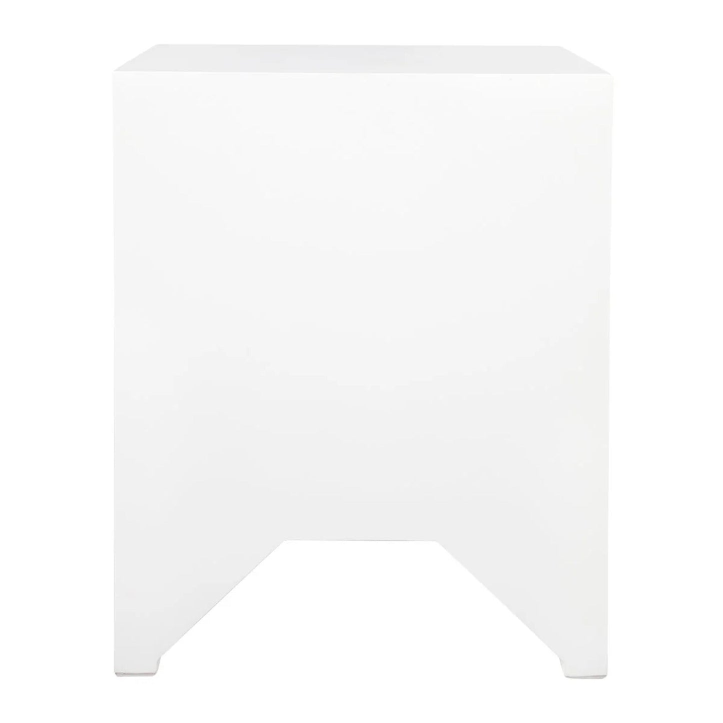 Ariana Small Two Drawer Bedside Table - White Bedside Table Cafe Lighting & Living   