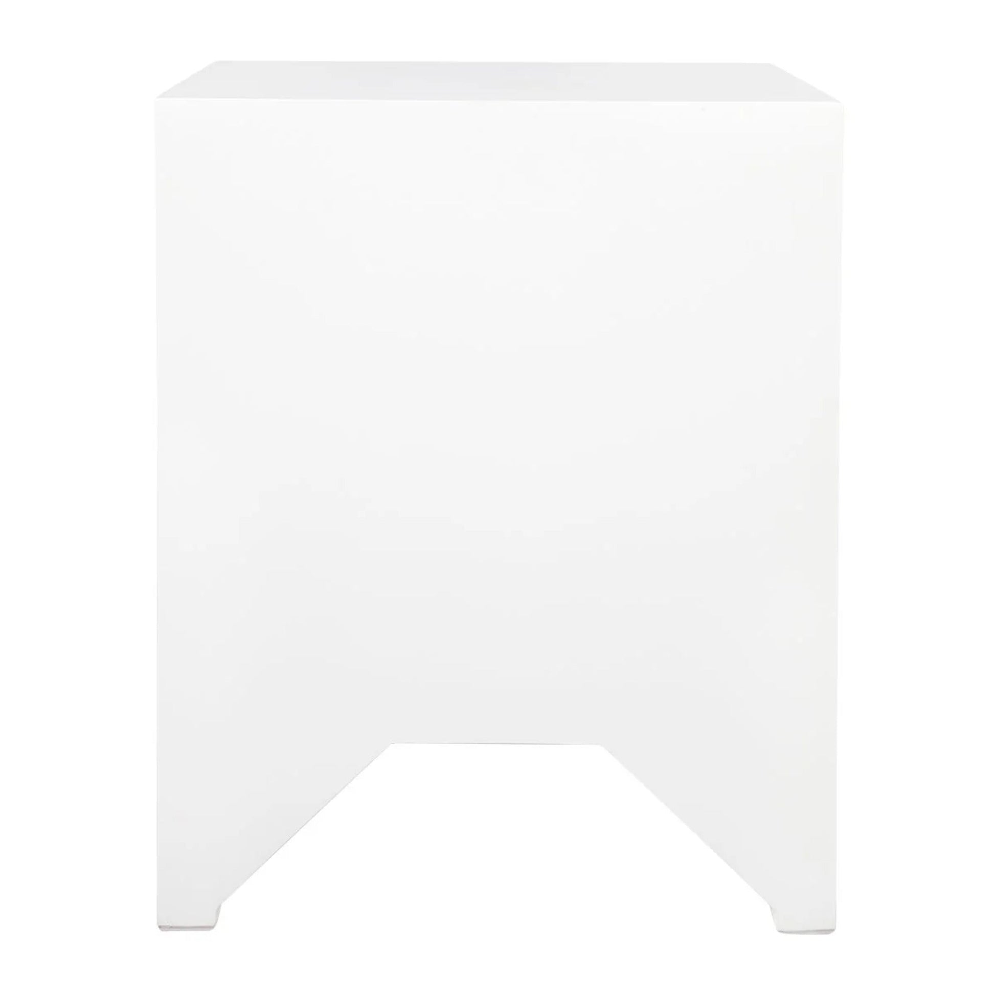 Ariana Small Two Drawer Bedside Table - White Bedside Table Cafe Lighting & Living   