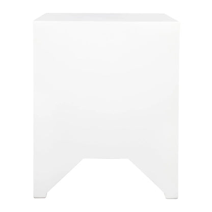 Ariana Small Two Drawer Bedside Table - White Bedside Table Cafe Lighting & Living   