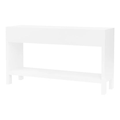 Ariana Two Drawer Console Table - White Console Table Cafe Lighting & Living   