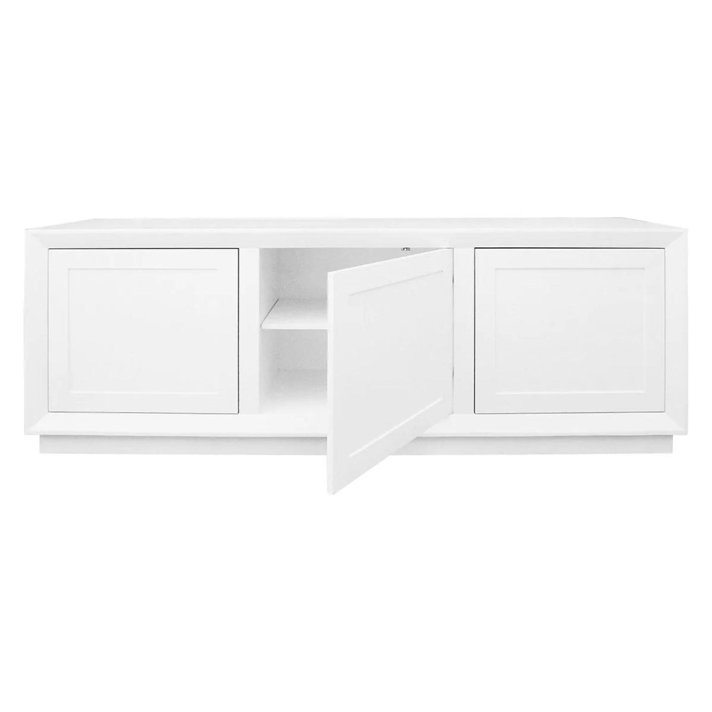 Balmain Large Shaker Panel Buffet Table - White Buffet Table Cafe Lighting & Living   