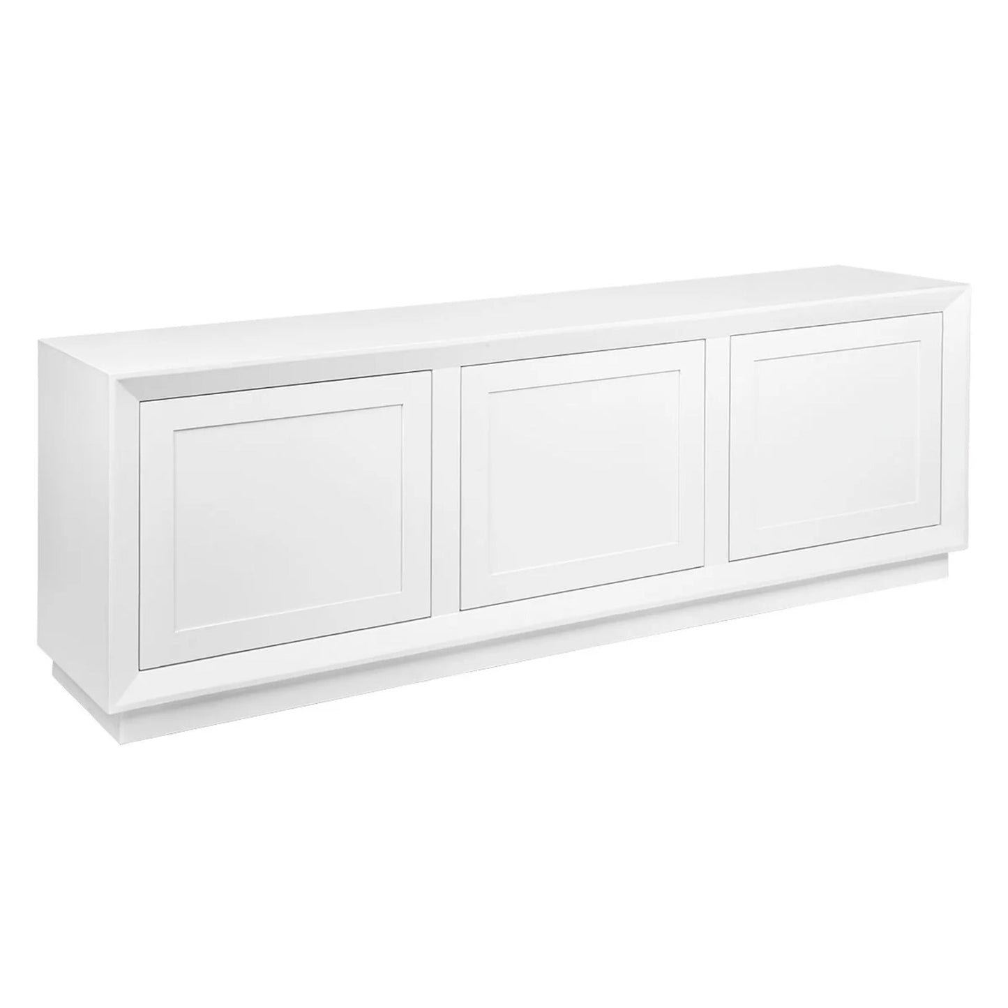 Balmain Large Shaker Panel Buffet Table - White Buffet Table Cafe Lighting & Living   