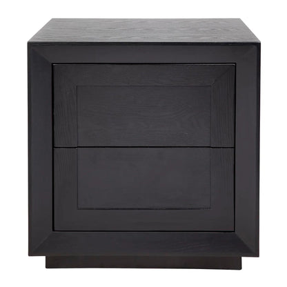 Balmain Tall Bedside Table - Black Bedside Table Cafe Lighting & Living Black  