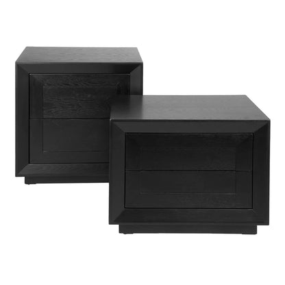 Balmain Tall Bedside Table - Black Bedside Table Cafe Lighting & Living   