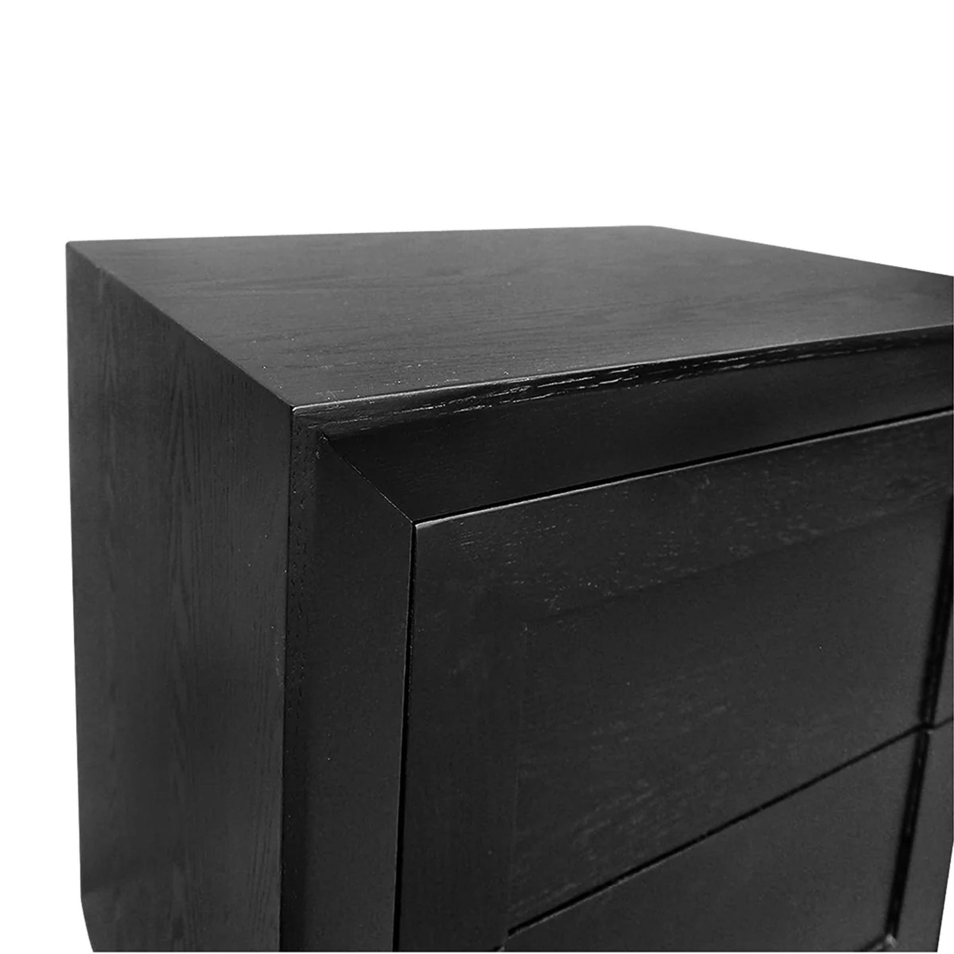 Balmain Tall Bedside Table - Black Bedside Table Cafe Lighting & Living   