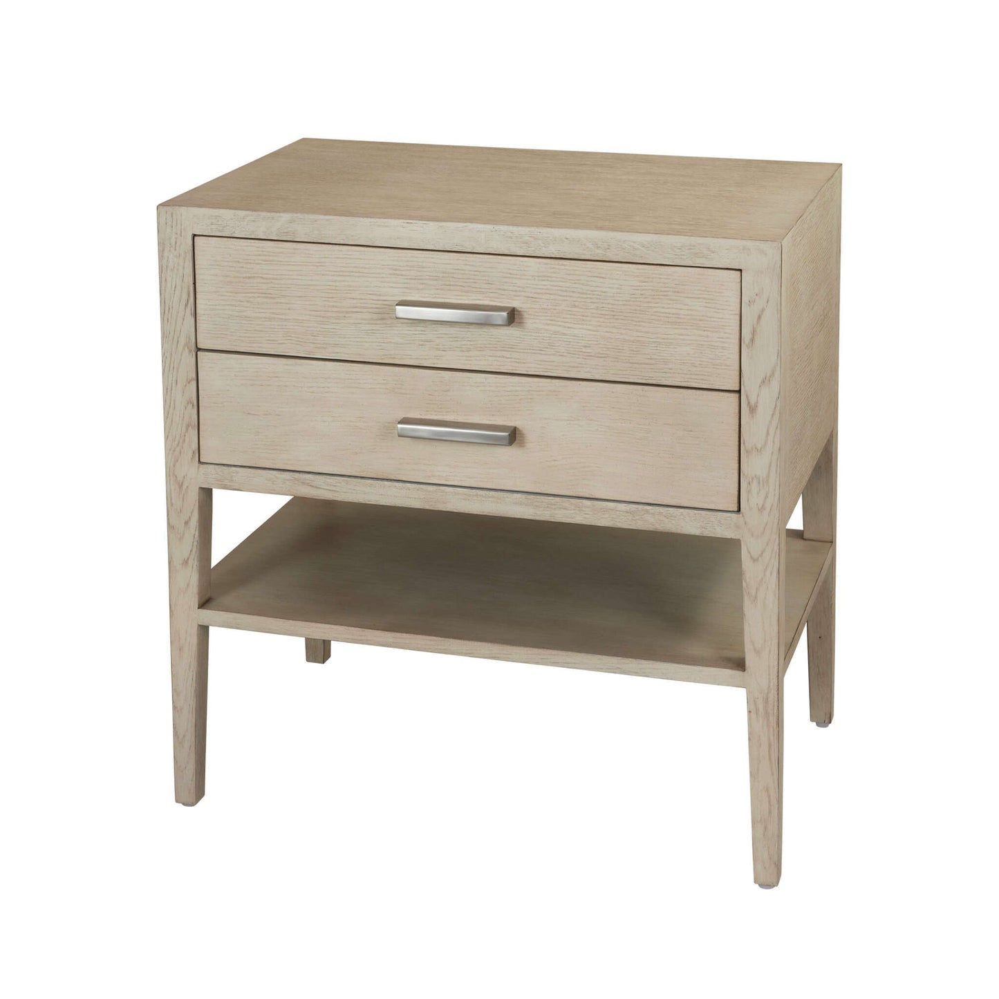 Bianco Wide One Drawer Bedside Table - Antqiue Ivory Bedside Table Bloomingdales Two Drawer  