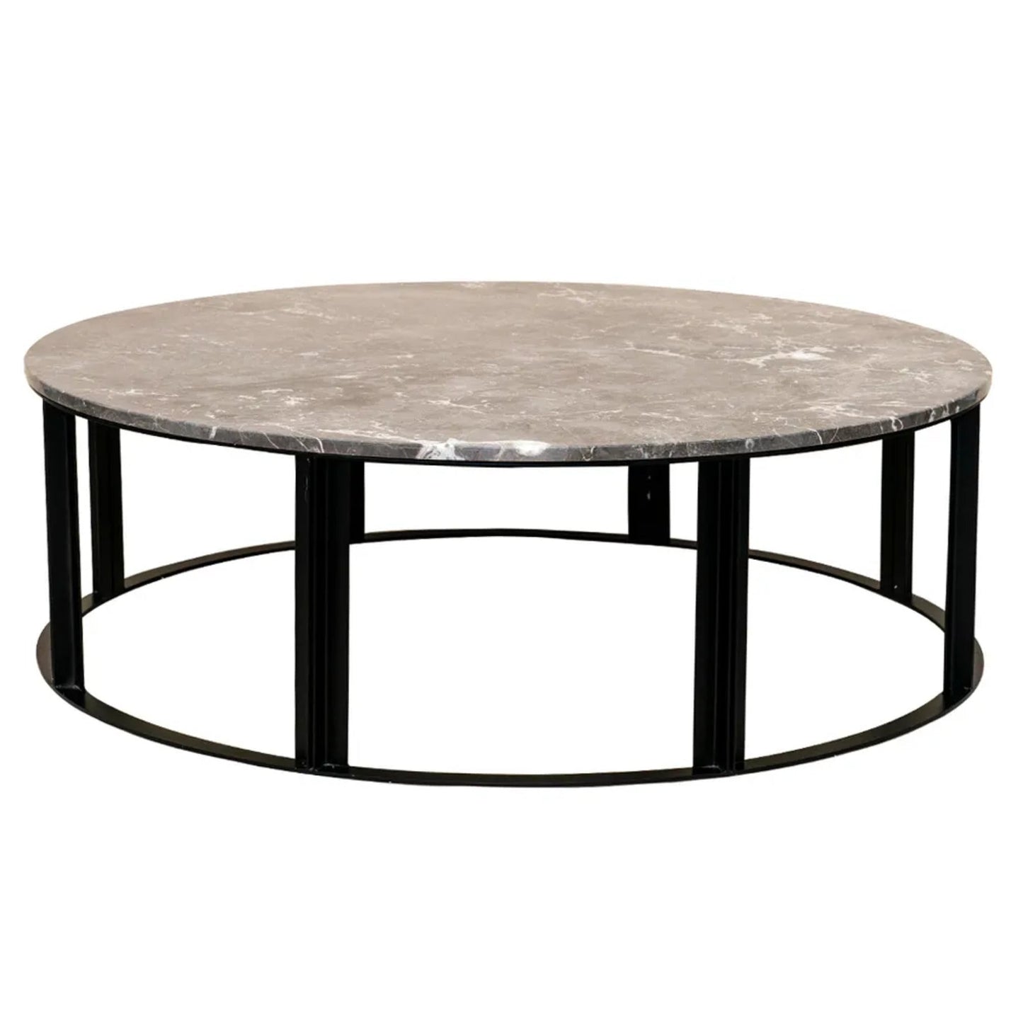 Bowie Marble Medium Coffee Table - Grey Coffee Table Cafe Lighting & Living   