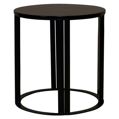 Bowie Marble Side Table - Black Side Table Cafe Lighting & Living   