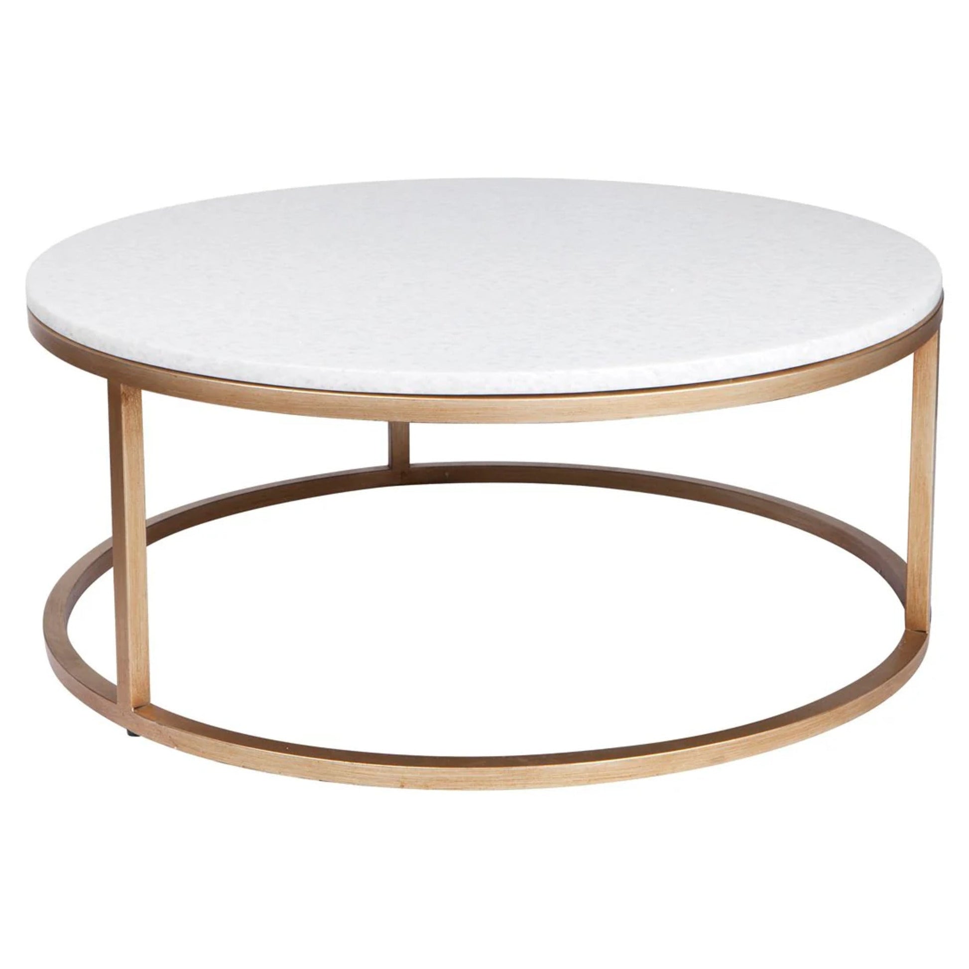 Chloe Stone Nesting Coffee Tables - Antique Gold Coffee Table Cafe Lighting & Living   