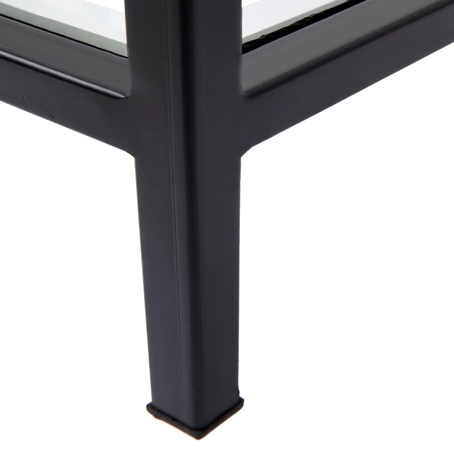 Cocktail Glass Square Side Table - Black Side Table Cafe Lighting & Living   