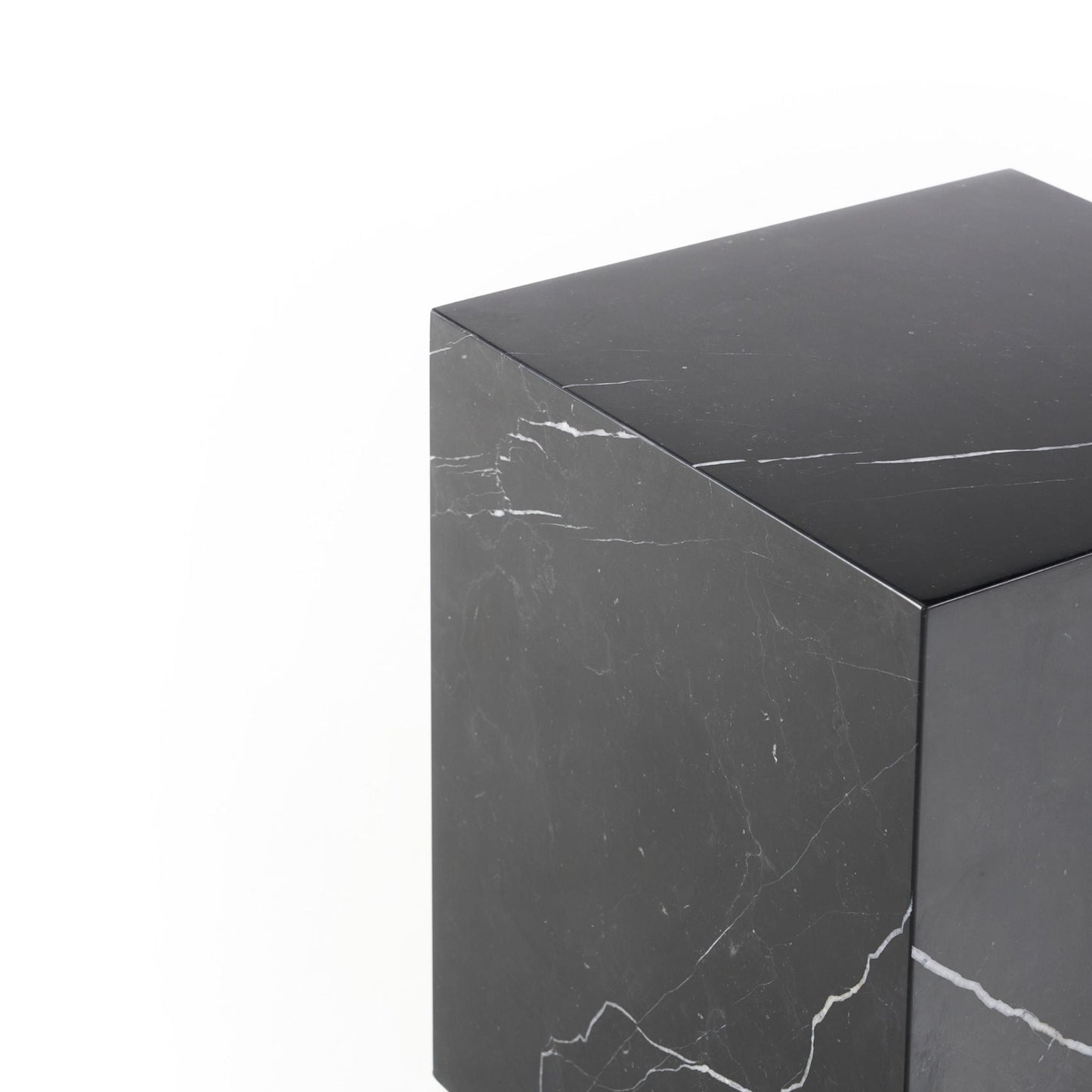 Comet Marble Side Table - Black Side Table M+Co Living