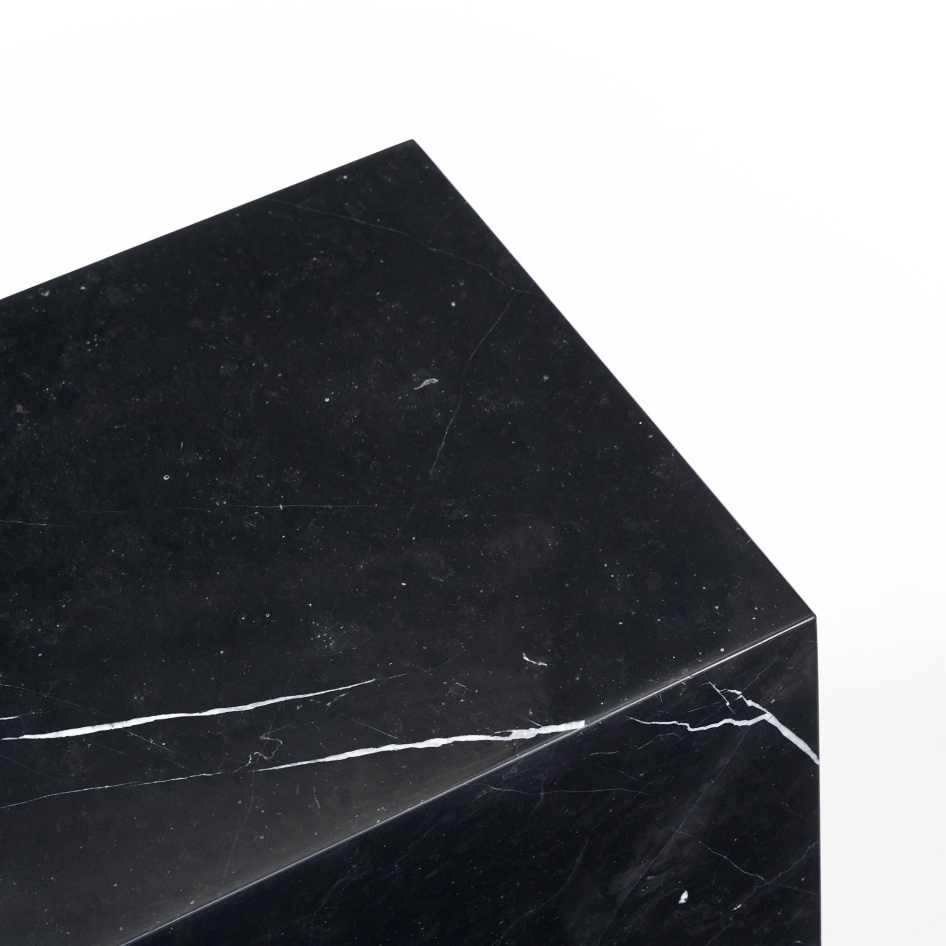 Comet Marble Side Table - Black Side Table M+Co Living