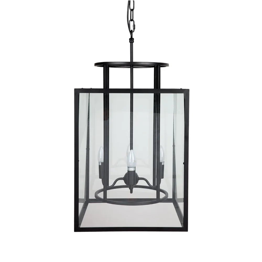 Concord Large Black Steel Pendant Light Pendant Light Cafe Lighting   