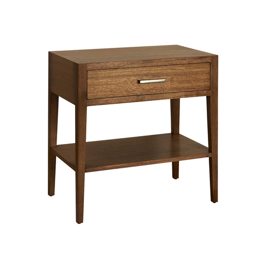 Contemporary Wide Bedside Table - Desert Oak Bedside Table Bloomingdales Desert Oak  