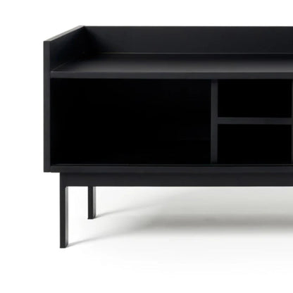 Franko Fjord Oak TV Entertainment Unit - Black Entertainment Unit M+Co Living