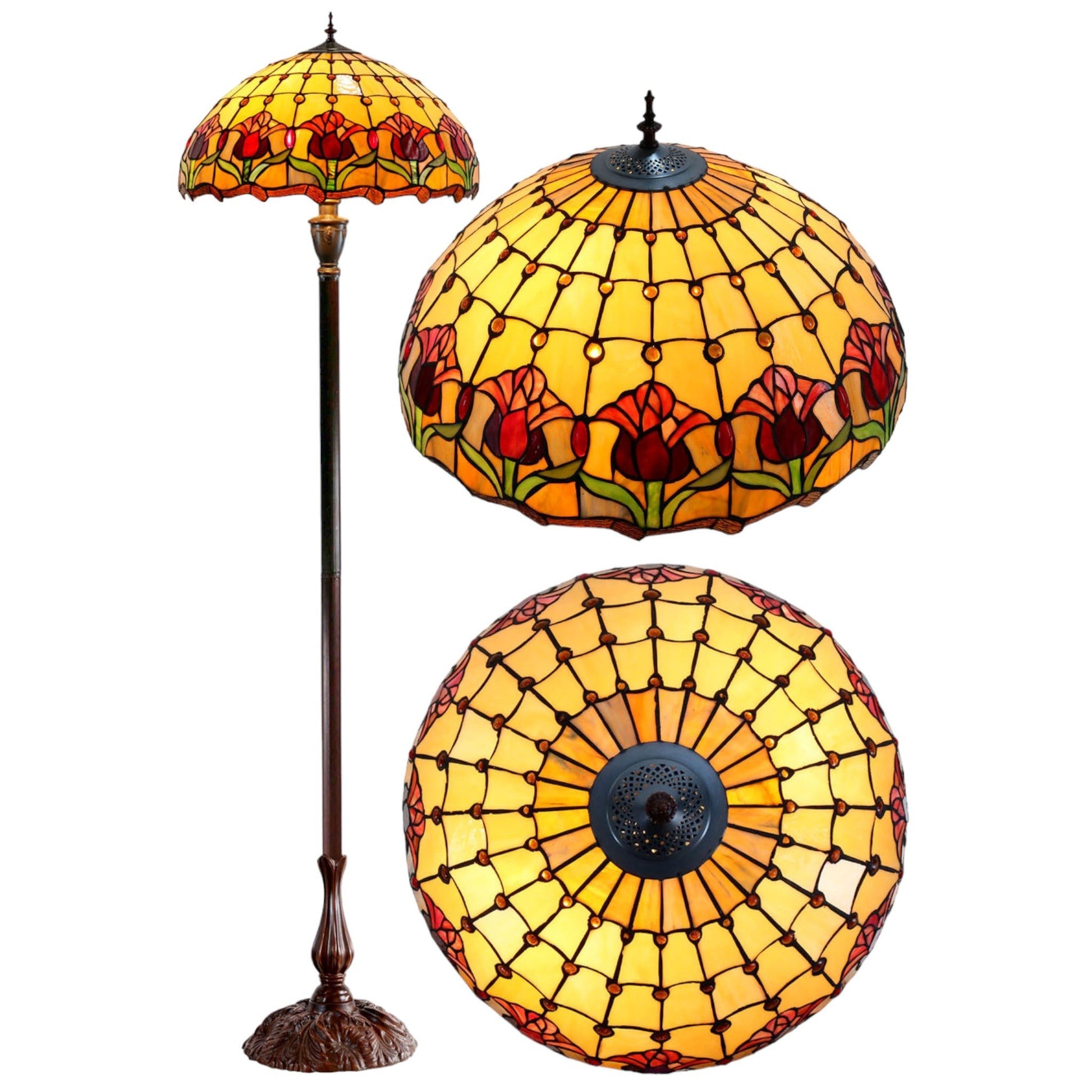 G&G Bros Red Tulip Floor Lamp Lamps G&G Bros   