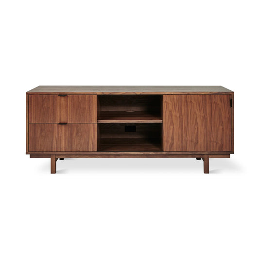 Gus Belmont Media Stand Wood Buffet Table - Walnut Buffet Table M+Co Living