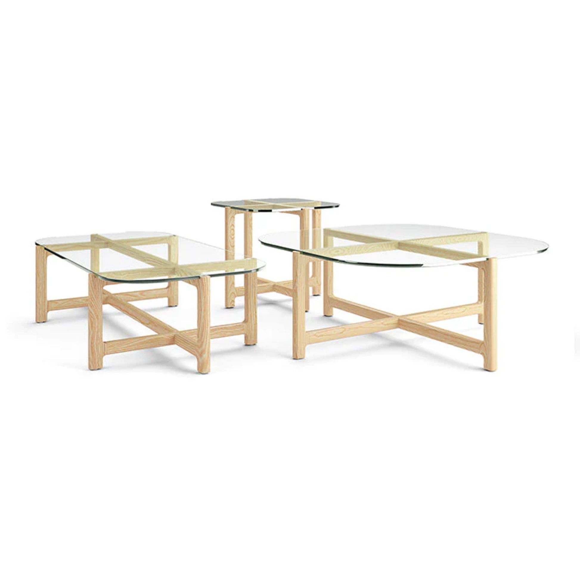 Gus Quarry Rectangle Wood Coffee Table - Ash Coffee Table M+Co Living