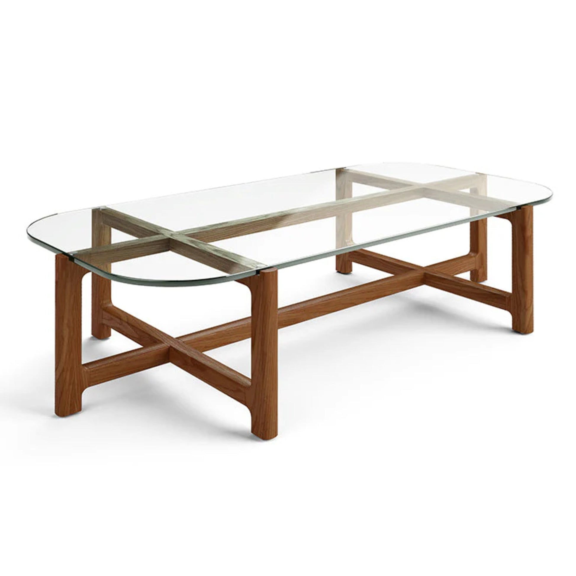 Gus Quarry Rectangle Wood Coffee Table - Walnut Coffee Table M+Co Living