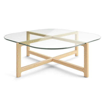 Gus Quarry Square Wood Coffee Table - Ash Coffee Table M+Co Living Natural Ash Square