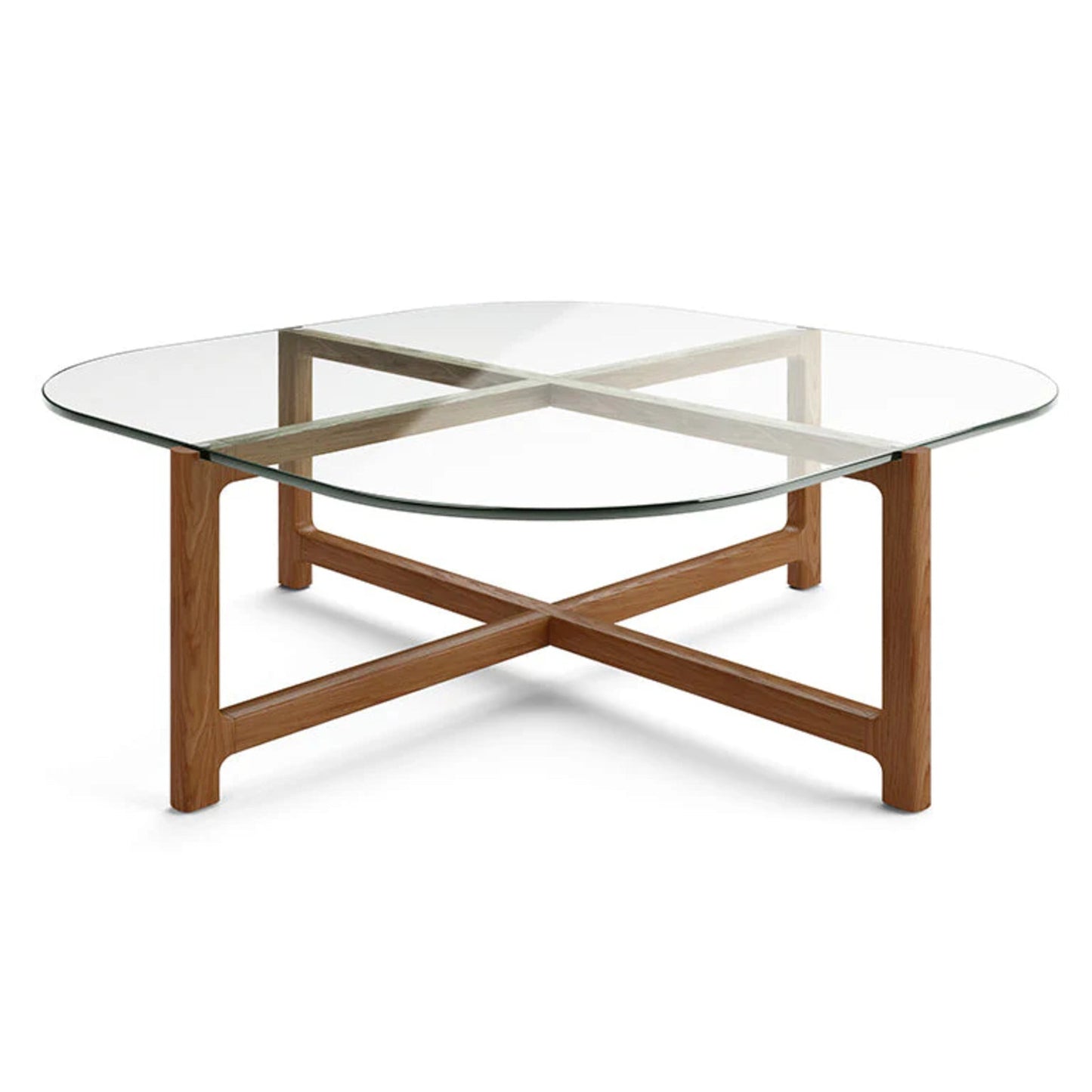 Gus Quarry Square Wood Coffee Table - Ash Coffee Table M+Co Living Walnut Square